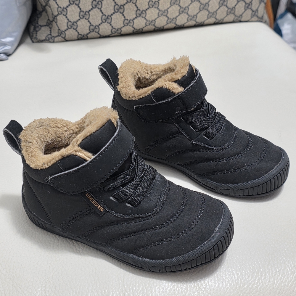 Geers By Dream Seek Comfort Foam Kids Fur Insulated Snow Boots Size 8 Toddler